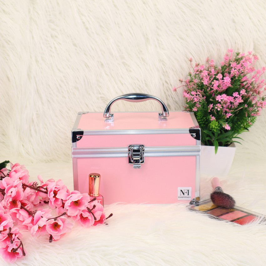 NFI Essentials Makeup Bag Set of 3 Cosmetic Box Jewellery Bridal