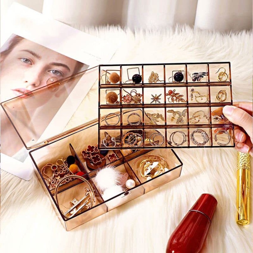 Acrylic Jewelry Organizer - 24 Compartment