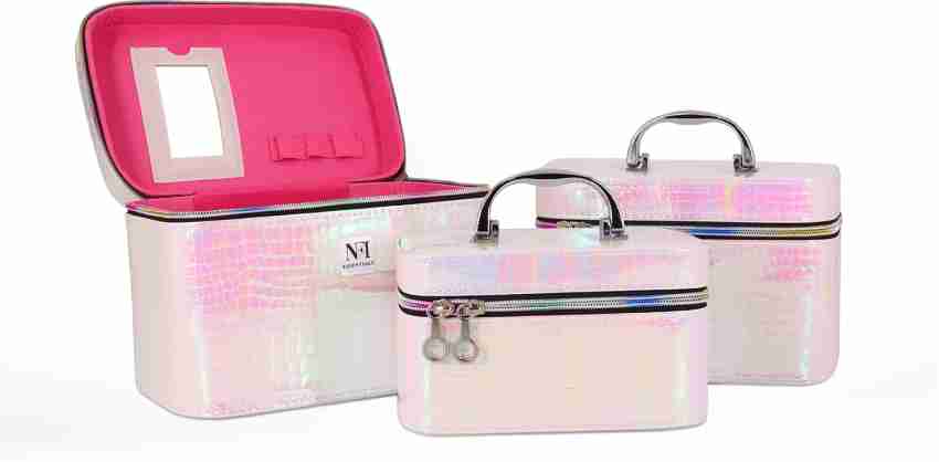  Household Essentials 3-Piece Hat Box Set with Faux
