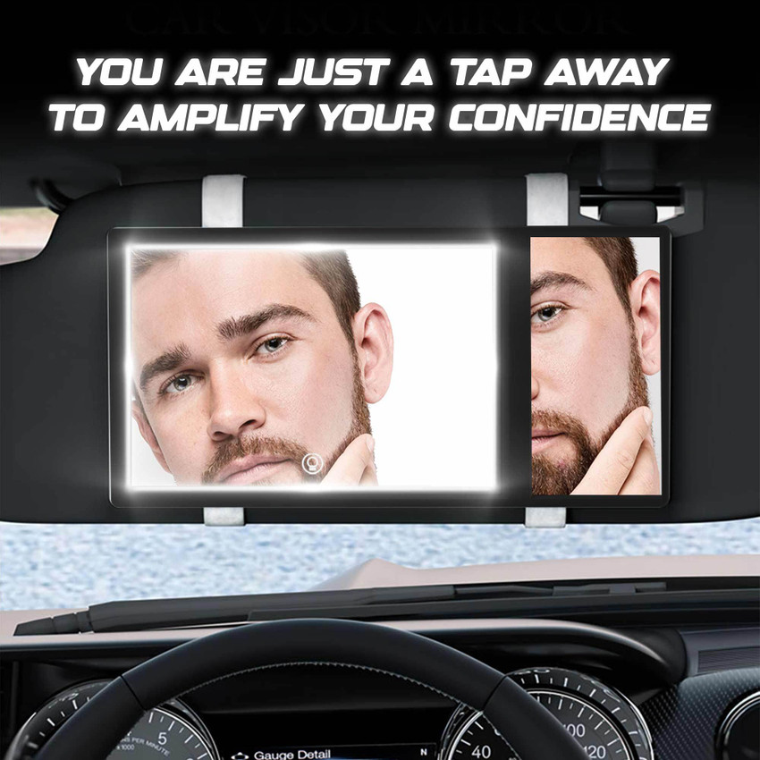 Car top vanity lights