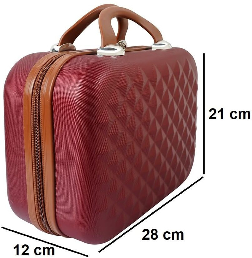 Hard vanity case cheap luggage