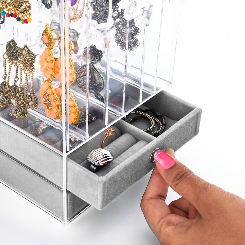 Adhunyk Detachable Box Organizer Case For Jewellery Sewing Button Earrings  Hair box Vanity Box Price in India - Buy Adhunyk Detachable Box Organizer  Case For Jewellery Sewing Button Earrings Hair box Vanity