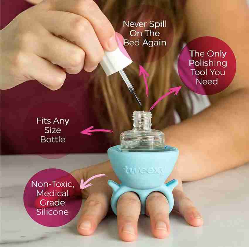 Newvent Nail polish Stand Wearable Nail Polish Holder Ring Nail Polish Holder Vanity Box Price in India Buy Newvent Nail polish Stand Wearable Nail Polish Holder Ring Nail Polish Holder Vanity Box onl...