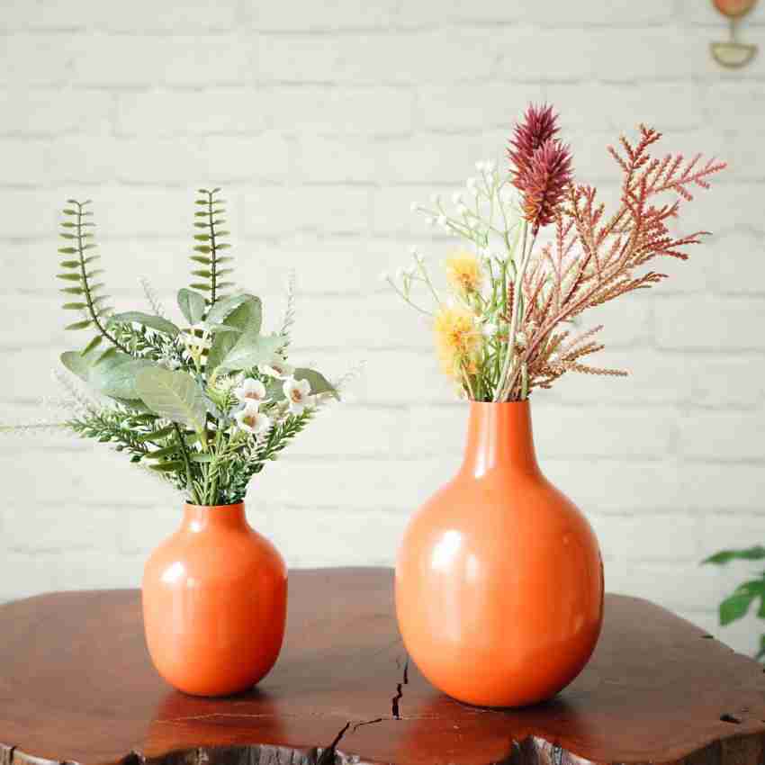 Buy Orange Vases for Home & Kitchen by Behoma Online