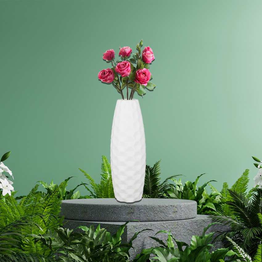 Retailer Garden Decoration High Vase Ceramic Vase Flower Green Plant