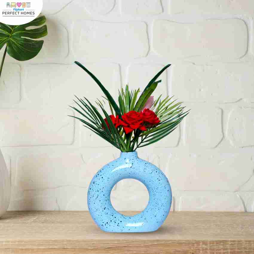 Flipkart Perfect Homes Glossy Finish Round Shaped Flower Pot for Modern Gardens Olny Pot Pack Artificial Plant with Pot Price in India Buy Flipkart Perfect Homes Glossy Finish Round Shaped Flower Pot