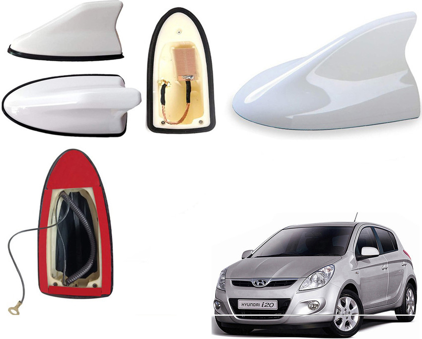 Automotive Prist Car Antenna Hyundai I20 Type 1 White Shark Fin Replacement Signal Receiver AM FM Antenna Hidden Vehicle Antenna Price in India Buy Automotive Prist Car Antenna Hyundai I20 Type 1 Whit...