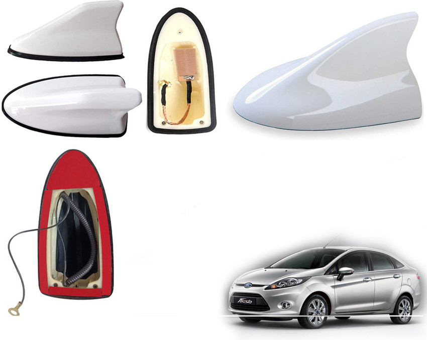 Automotive Prist Car Antenna Ford Fiesta old White Shark Fin