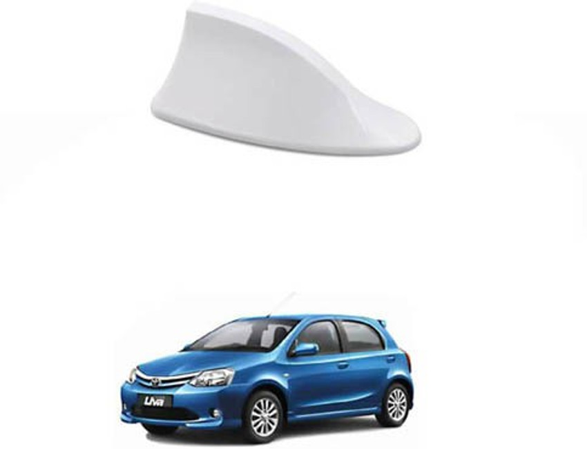 FKOK Car Shark Fin Antenna White For Etios Liva Satellite