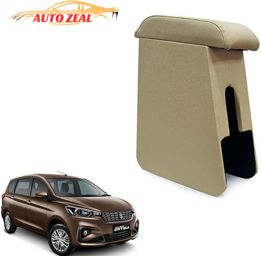 Auto Zeal Ertiga Wooden Custom Fit Begie Color For All Models Car Armrest