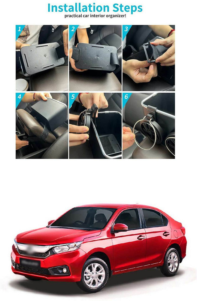 XZRTZ Car Multifunctional Organizer Console Tissue holder X32