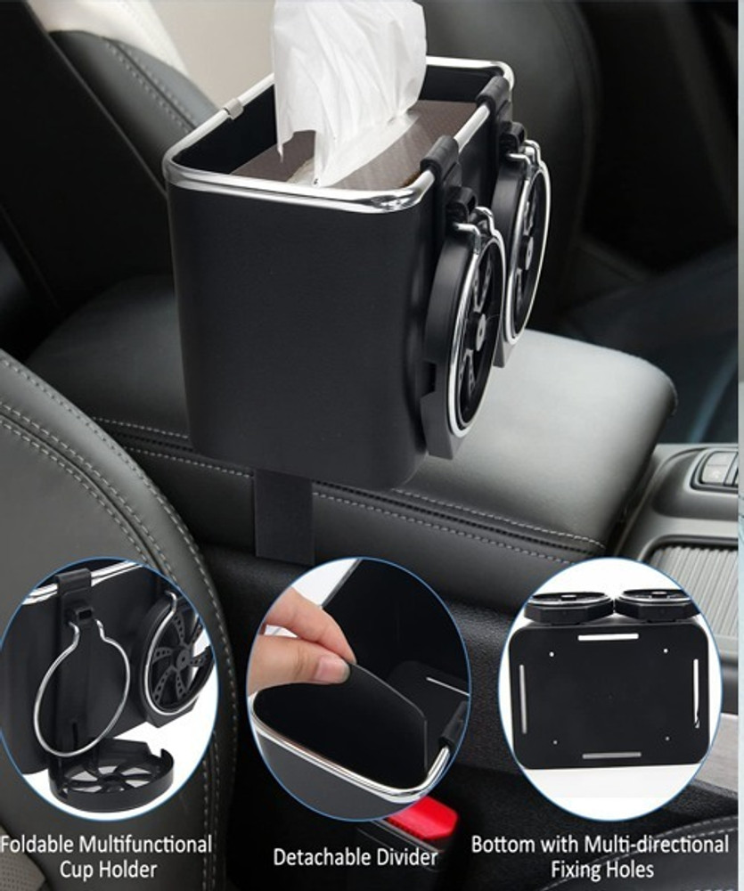 PRANCING UNICORN Car Hand Rest Organizer Car Armrest Storage Box