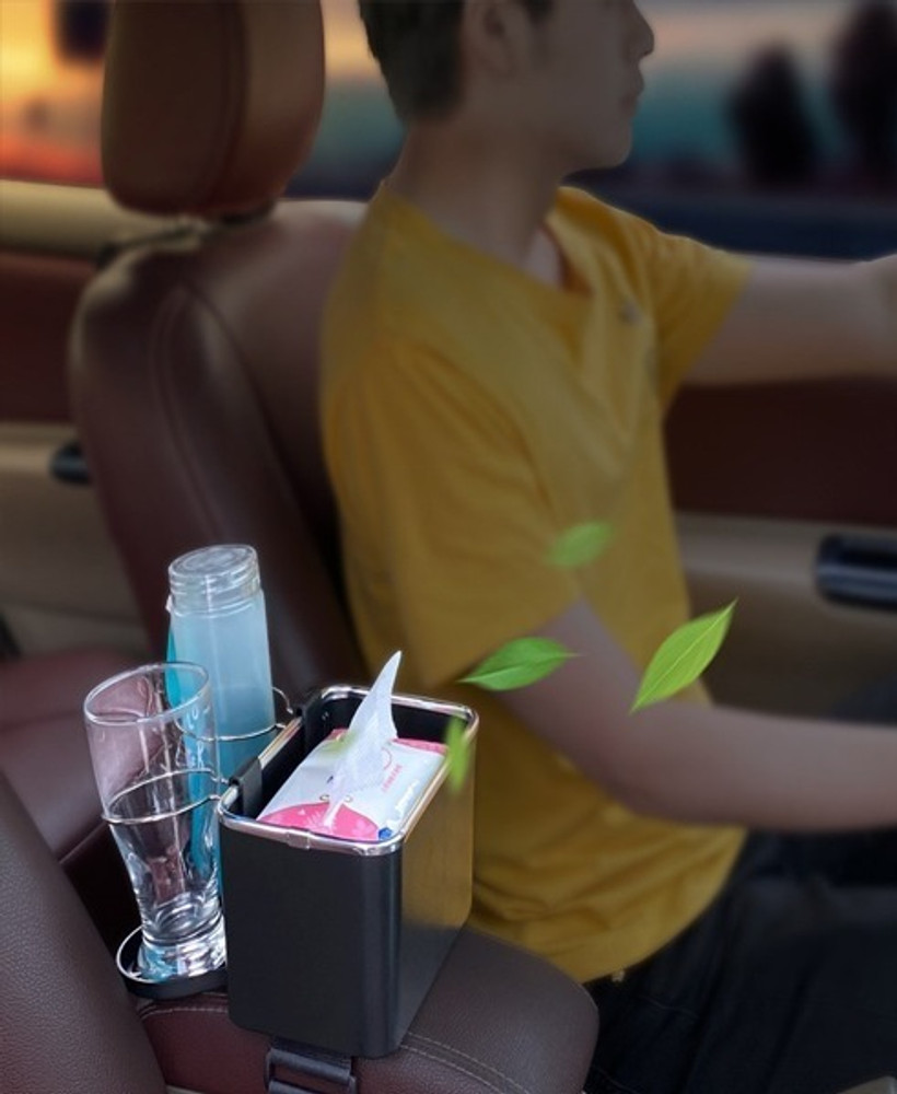 PRANCING UNICORN Car Hand Rest Organizer Car Armrest Storage Box