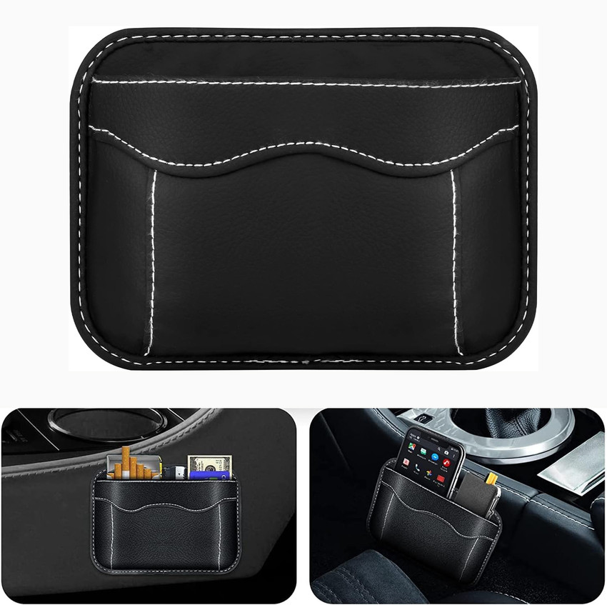 Leather car storage bag hot sale