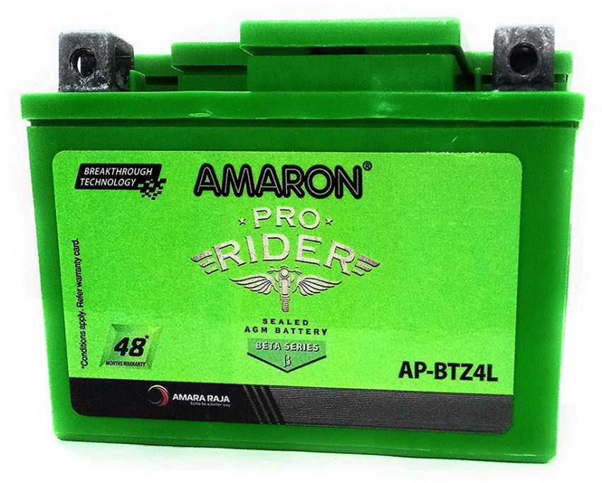 amaron PR APBTZ4L 12V 4 Ah Battery for Bike Price in India Buy