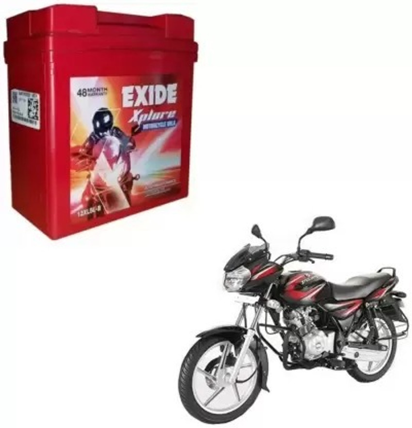 Bajaj exide bike cheap