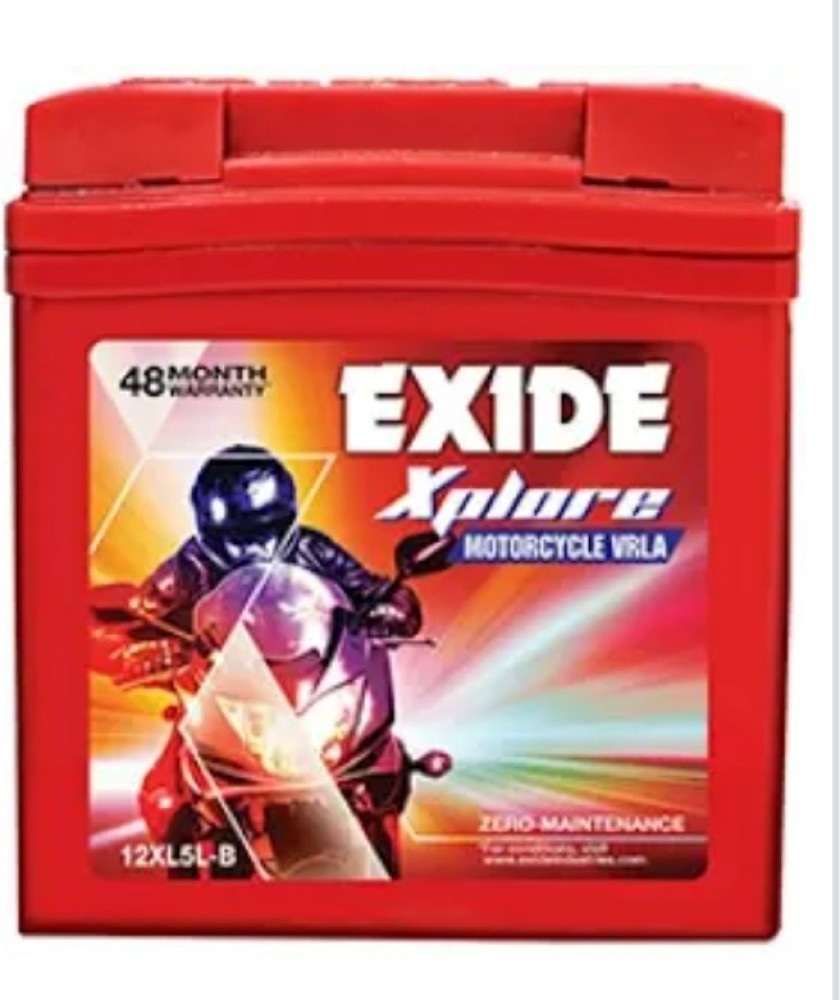 EXIDE 5lb 5 Ah Battery for Bike Price in India Buy EXIDE 5lb 5 Ah Battery for Bike online at Flipkart