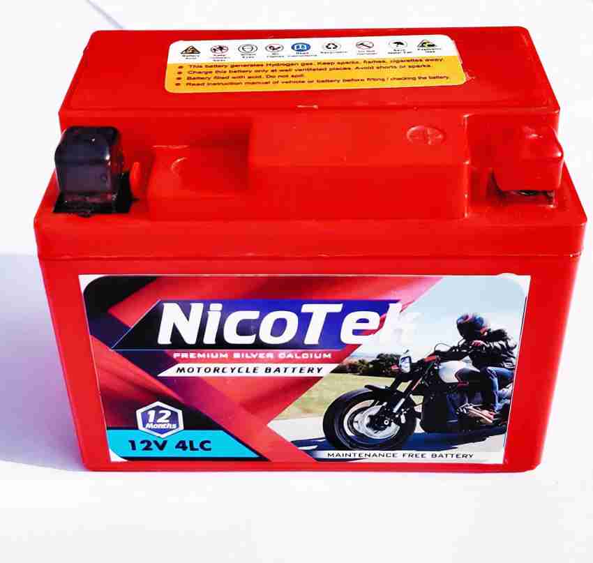 Nicotek Nk 099 12 Ah Battery for Bike Price in India Buy Nicotek Nk