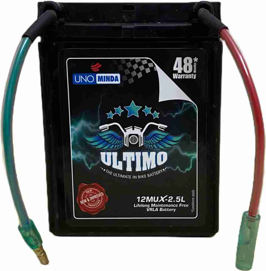 minda bike battery price list