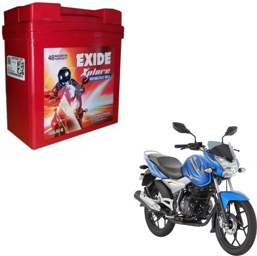EXIDE Xplore 5lb Discover 125 5 Ah Battery for Bike Price in India Buy EXIDE Xplore 5lb Discover 125 5 Ah Battery for Bike online at Flipkart