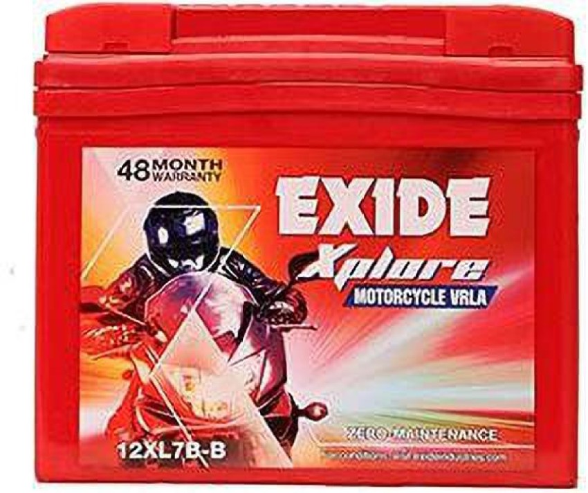 EXIDE 12XL7B B 200 Ah Battery for Bike Price in India Buy EXIDE