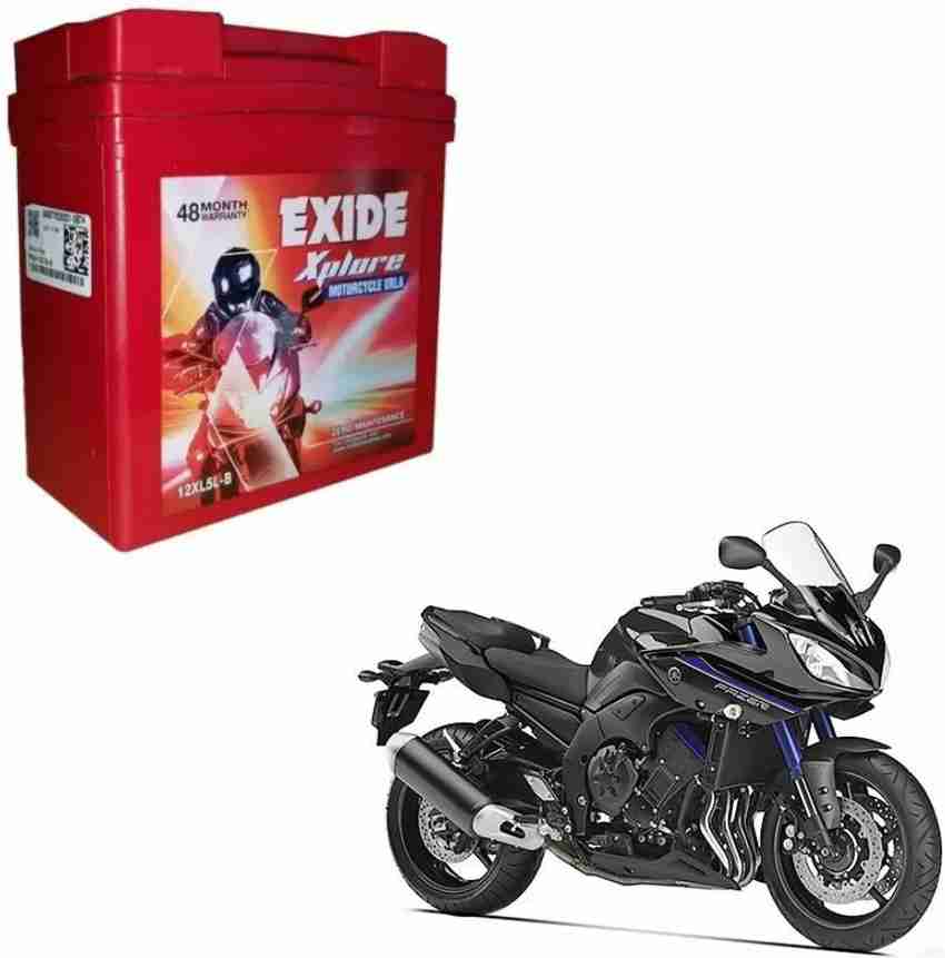 EXIDE Xplore 5lb Yamaha Fazer 5 Ah Battery for Bike Price in India