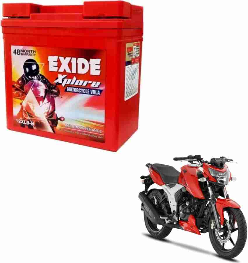 Tvs apache store rtr 160 battery