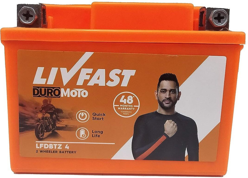 livfast two wheeler battery