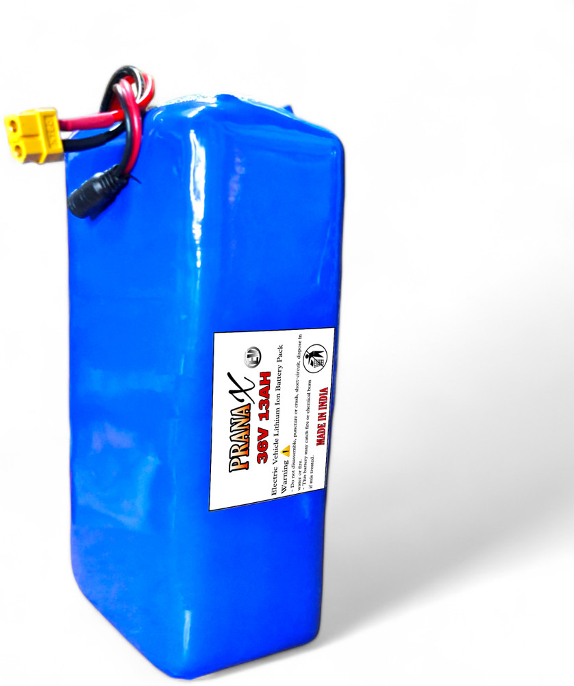 Pranax 36V 13AH Rechargeable Lithium Ion Battery Pack For Electric Cycle Others EV 13 Ah Battery for All Vehicles Price in India Buy Pranax 36V 13AH Rechargeable Lithium Ion Battery
