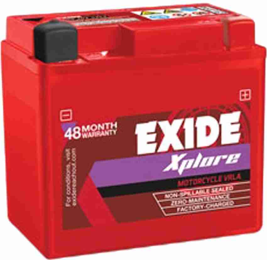 EXIDE XLTZ 9 8 Ah Battery for Bike Price in India Buy EXIDE XLTZ 9 8 Ah Battery for Bike online at Flipkart