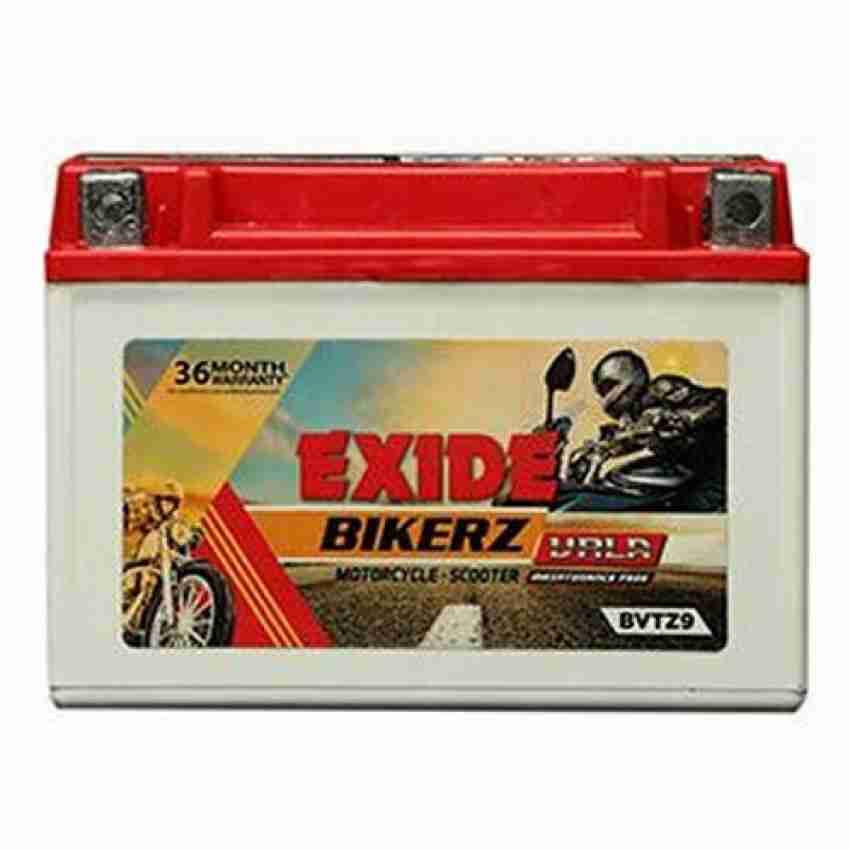 EXIDE Z9 8 Ah Battery for Bike Price in India Flipkart