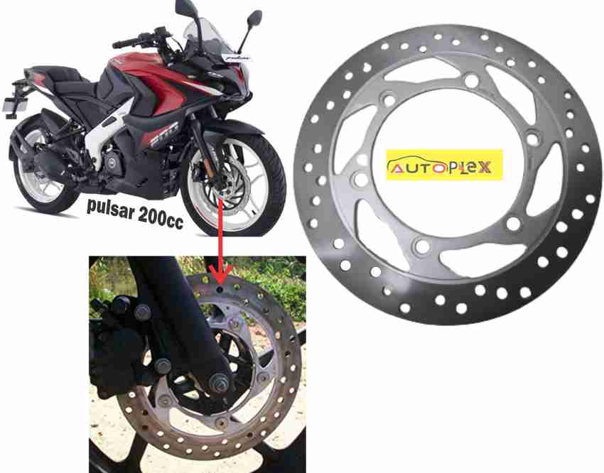 AUTOPLEX Front Brake Disc Plate Compatible For Pulsar 180 200 220cc All Models Motorbike Brake Disc Price in India Buy AUTOPLEX Front Brake Disc Plate Compatible For Pulsar 180 200 220cc All Models Mo...