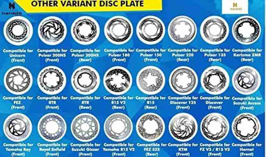 Pulsar 150 shop disc plate