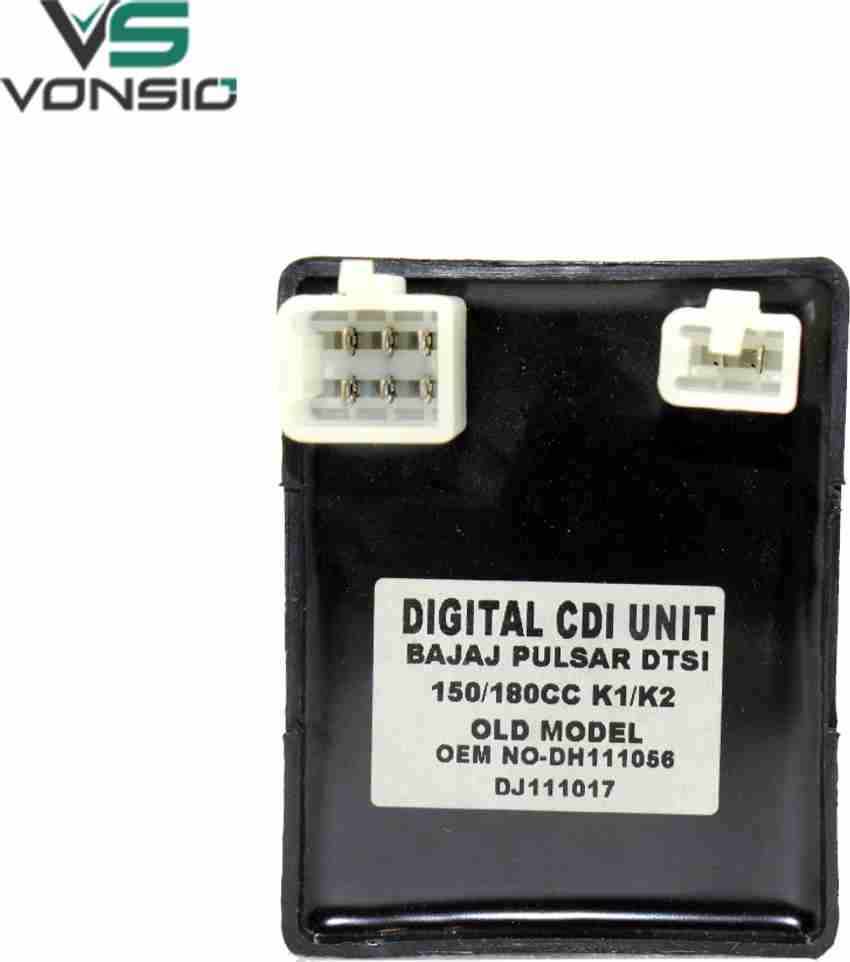 VONSIO CDI Unit For Bajaj Pulsar 150 DTSI Digital 180 UG1 Motorcycle Bajaj Pulsar 150 CDI Unit Price in India Buy VONSIO CDI Unit For Bajaj Pulsar 150 DTSI Digital 180