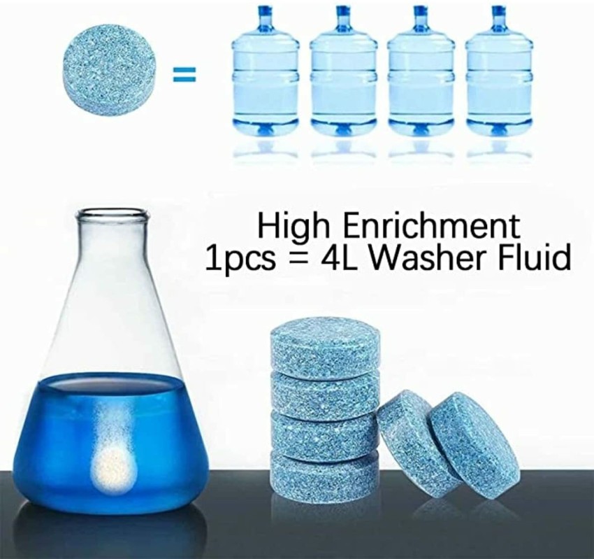 10Pcs Car Windshield Washer Fluid Glass Cleaning Effervescent