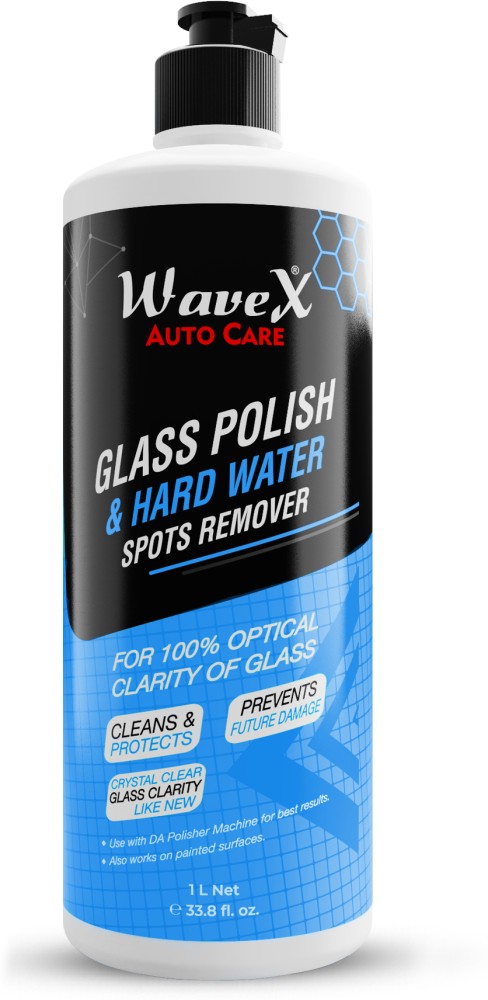 Wavex Glass Polish Cum Hardwater Spot Remover Liquid Vehicle Glass Cleaner  Price in India - Buy Wavex Glass Polish Cum Hardwater Spot Remover Liquid  Vehicle Glass Cleaner online at
