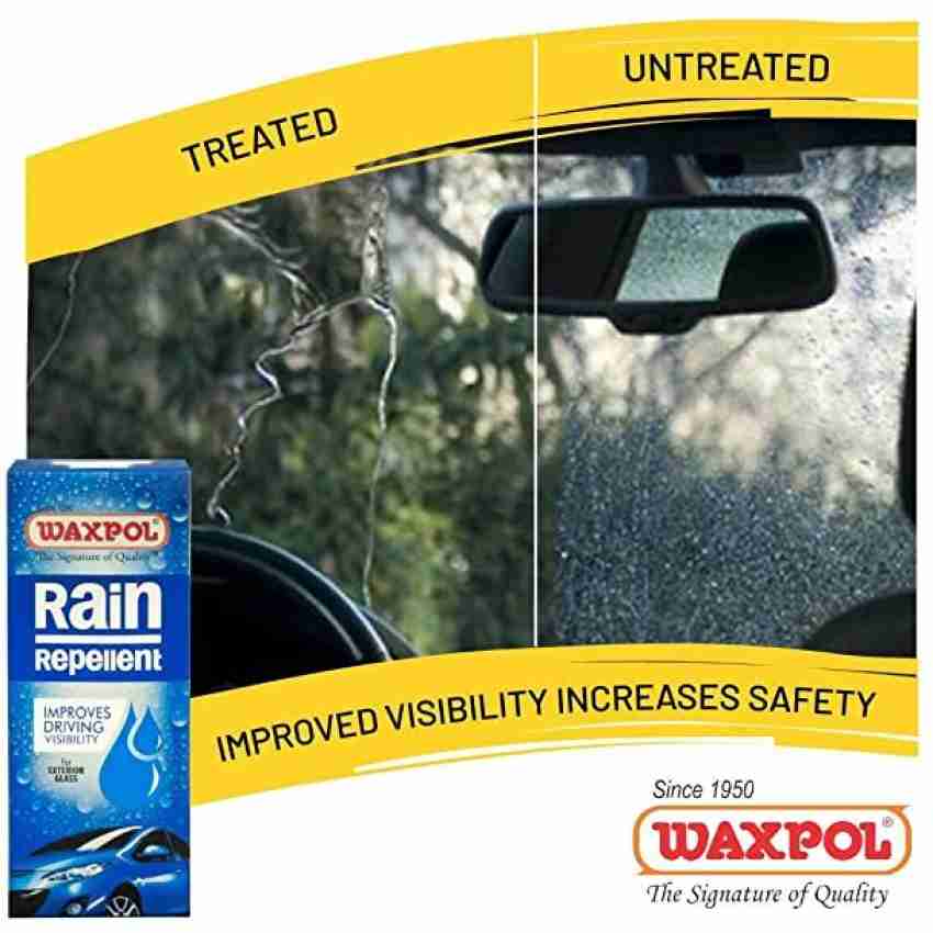 Waxpol Rain Repellent For Windshield And Glass 45 ml Kit at Rs 215/piece, Rain Repellents in Kolkata