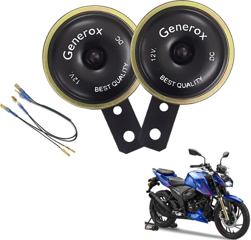 Generox Horn For TVS Apache RTR 220 Price in India Buy Generox Horn For TVS Apache RTR 220 online at Flipkart