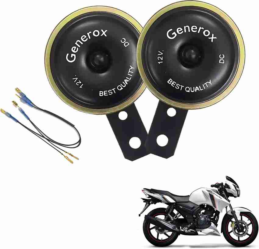 Generox Horn For TVS Apache RTR 160 Price in India Buy Generox Horn For TVS Apache RTR 160 online at Flipkart