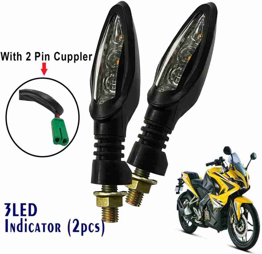 Generox Front Rear LED Indicator Light for Bajaj Pulsar RS Price in