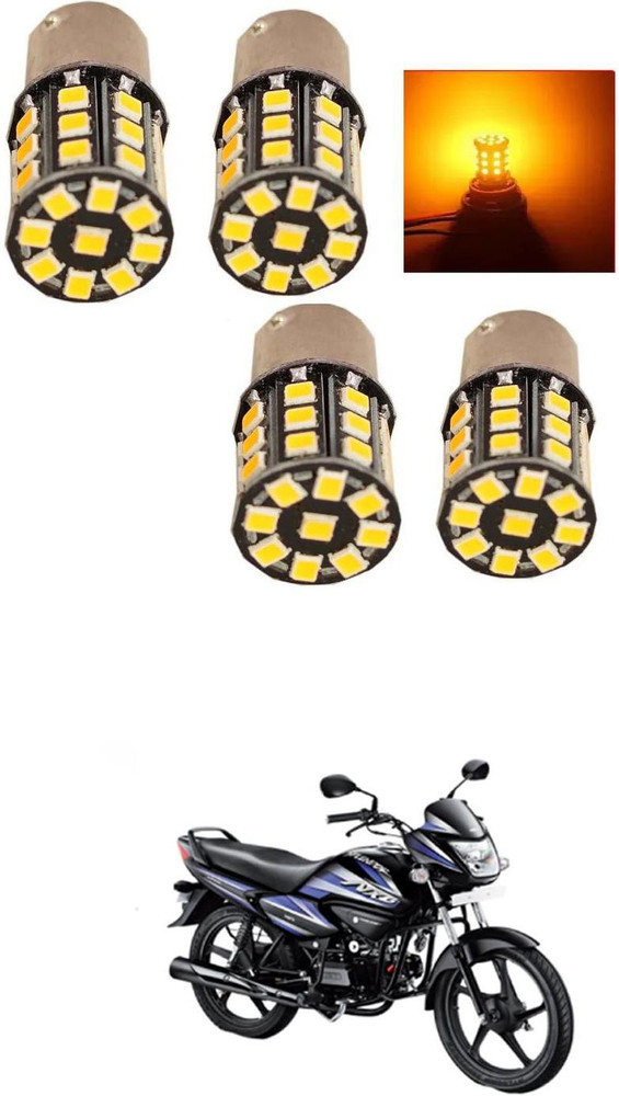 LOVMOTO Front Rear LED Indicator Light for Hero Splendor NXG