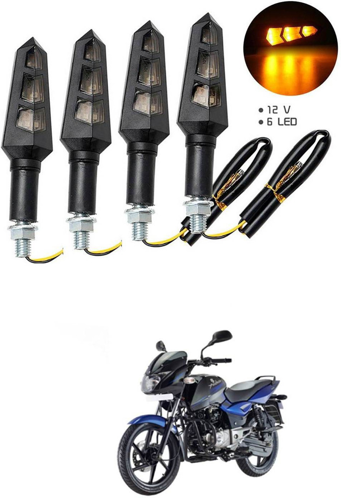 LOVMOTO Front Rear LED Indicator Light for Bajaj Pulsar 150 DTS i