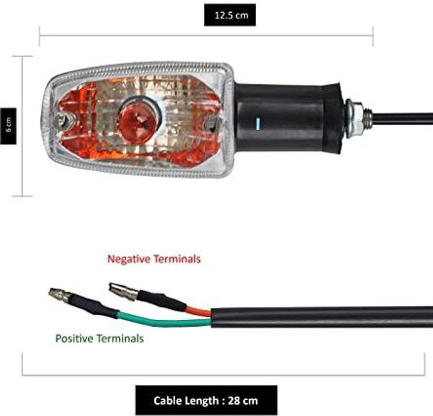 Pandavoll Front Rear Side Incandescent Indicator Light for Hero