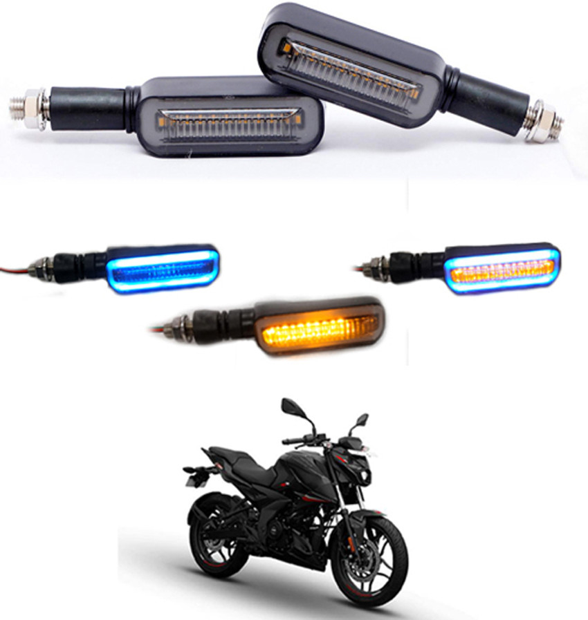 MATIES Front LED Indicator Light for Bajaj Universal For Bike