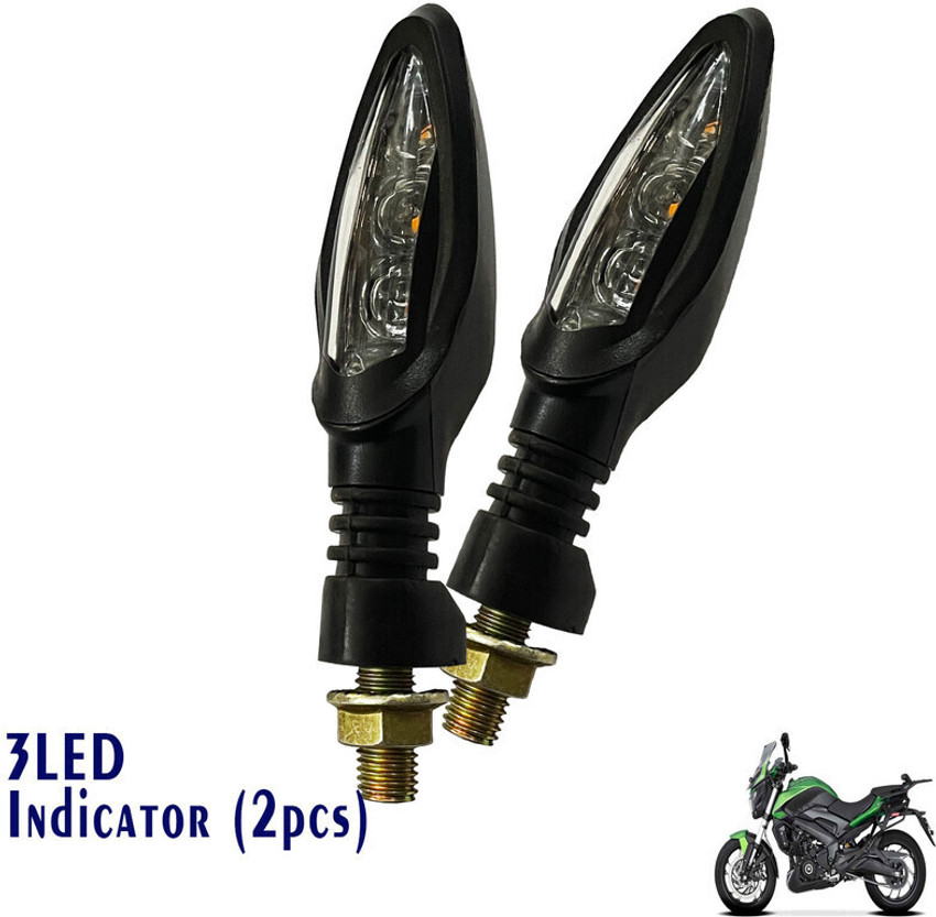 Generox Front Rear LED Indicator Light for Bajaj Dominar 400 Price in India Buy Generox Front Rear LED Indicator Light for Bajaj Dominar 400 online at Flipkart