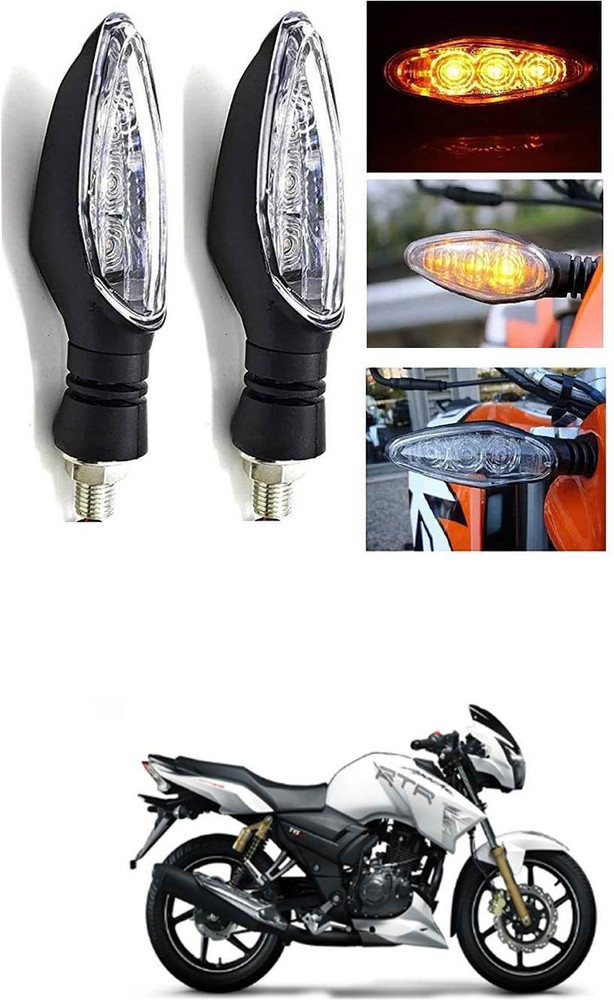 LOVMOTO Front Rear LED Indicator Light for TVS Apache RTR 180 Price in India Buy LOVMOTO Front Rear LED Indicator Light for TVS Apache RTR 180 online at Flipkart