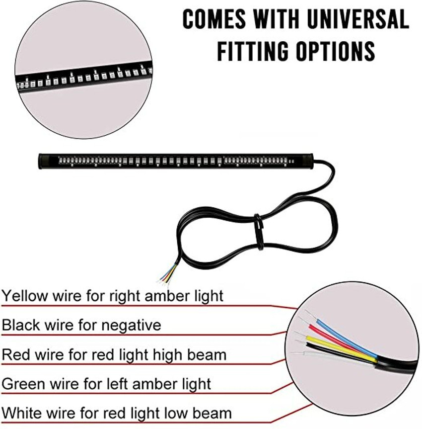 Motorcycle Led Tail Light Strip Wiring Diagram Shelly Lighting