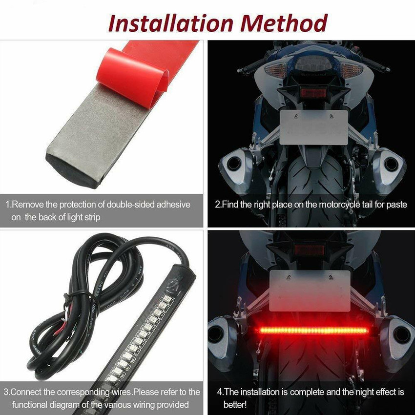 Led tail store light for bike
