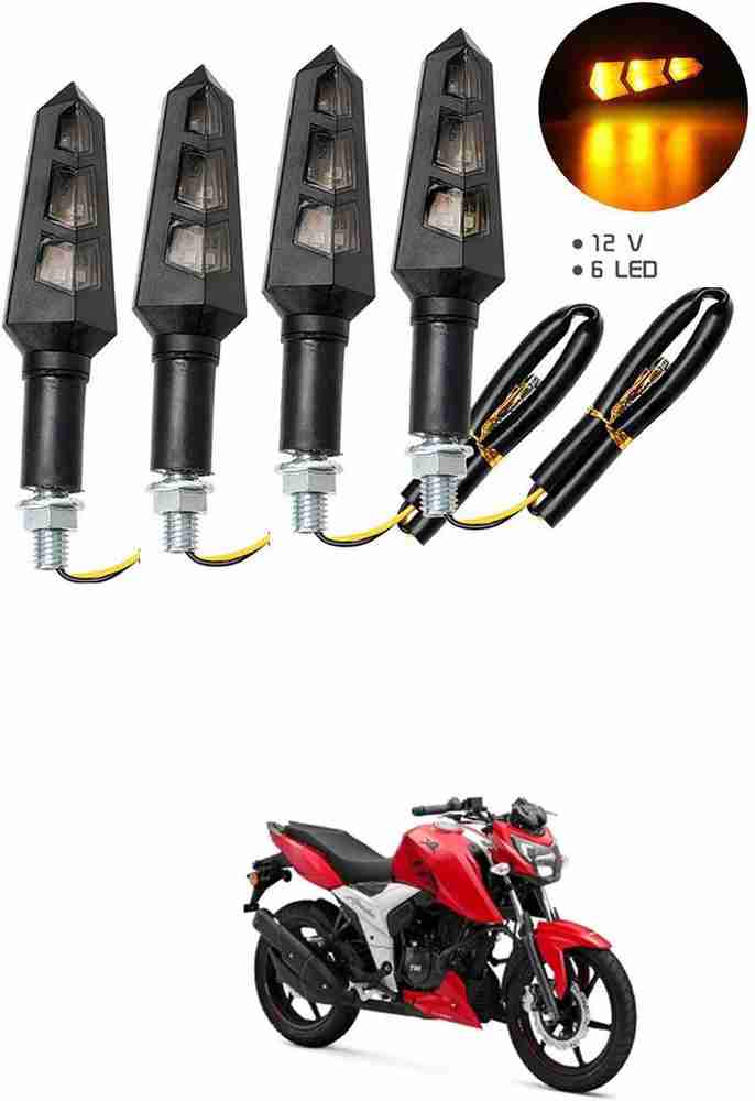 LOVMOTO Front Rear LED Indicator Light for TVS Apache RTR 160 Price in India Buy LOVMOTO Front Rear LED Indicator Light for TVS Apache RTR 160 online at Flipkart