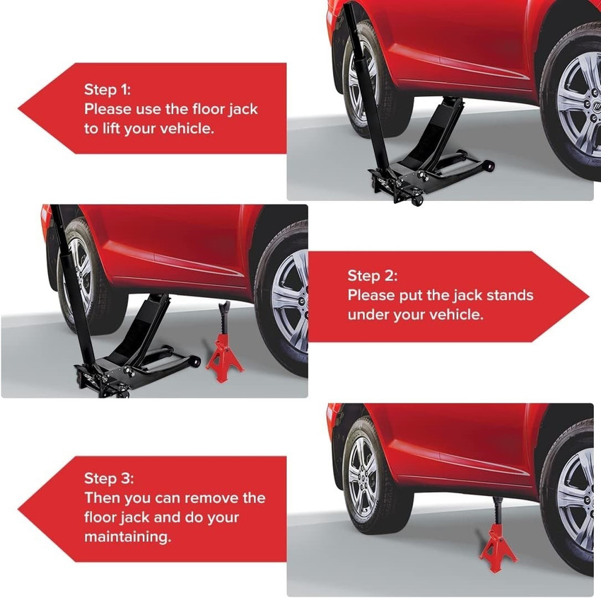 Heavy duty outlet car jack stands